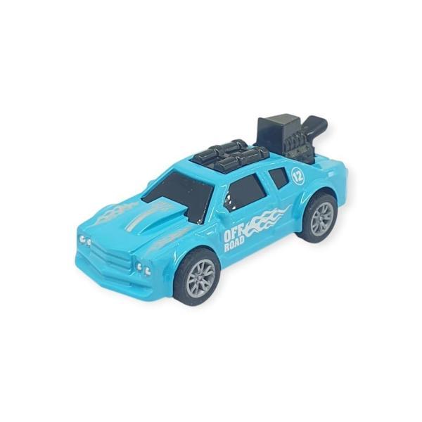 Çek Bırak Metal Küçük Arabalar 8 cm - SH40031 - Turkuaz - Image 1