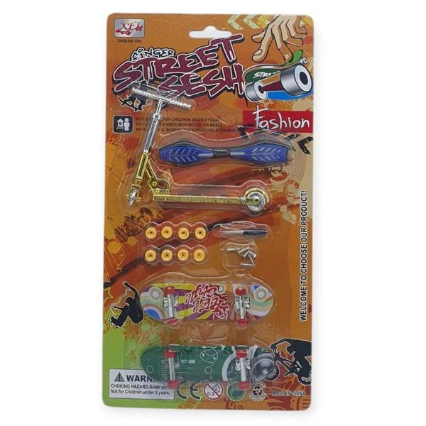 Parmak Kaykay - Skate Board - Paten ve Scooter Oyun Seti - 012-13 - Mavi - Image 1