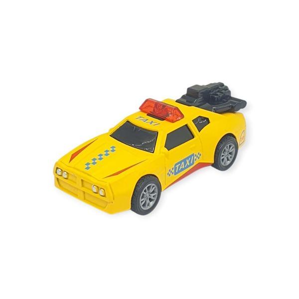 Çek Bırak Metal Küçük Arabalar 8 cm - SH40031 - Sarı Taxi - Image 1