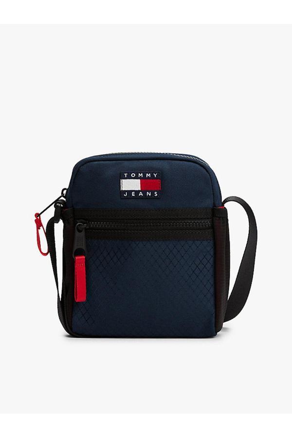 Tommy Hilfiger Erkek Mavi Çapraz Askılı Çanta - Image 1