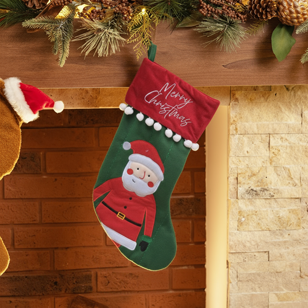 Kararca Home New Year Yılbaşı Santa Hediye Çorabı 16x8,5 cm - Image 1