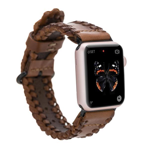 Apple Watch Uyumlu Deri Kordon 42-44-45mm SM58 RST2EF - Image 1