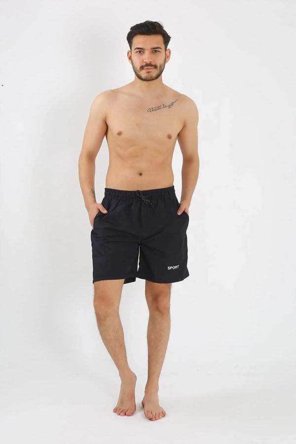 Erkek Lacivert Deniz Şortu - Image 1