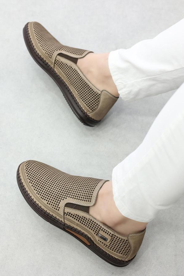 Fast Step Hakiki Deri Kadın İnce Topuk Ayakkabı 215Za2418 - Image 1