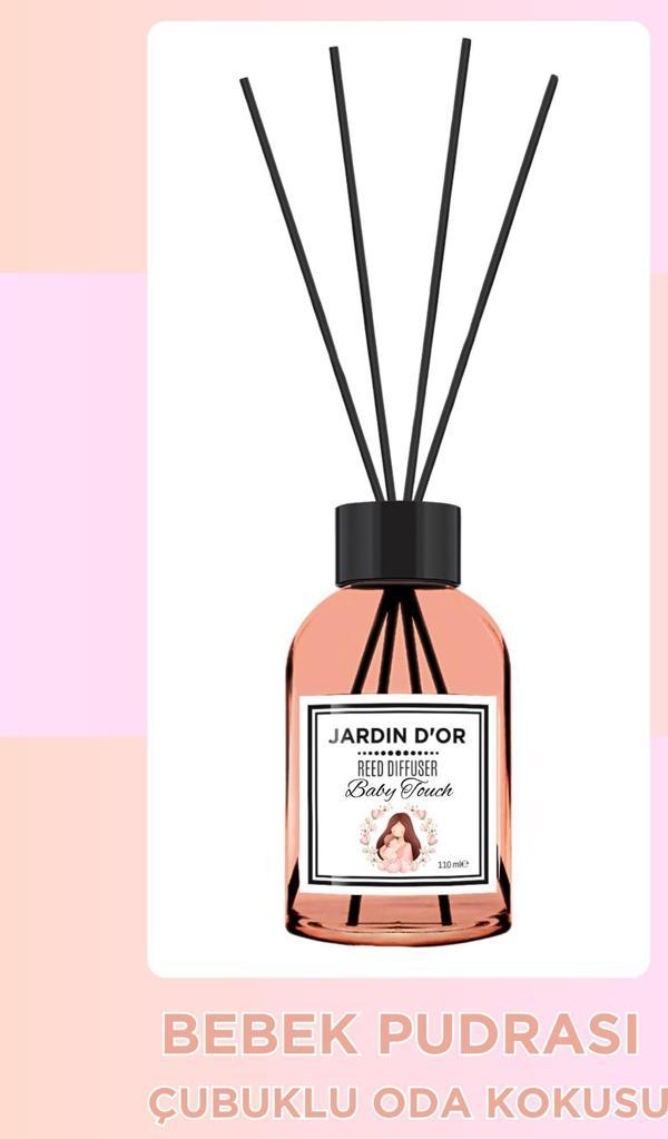 Bebek Pudrası Çubuklu Oda Kokusu / Baby Powder Reed Diffuser 110 ML - Image 1