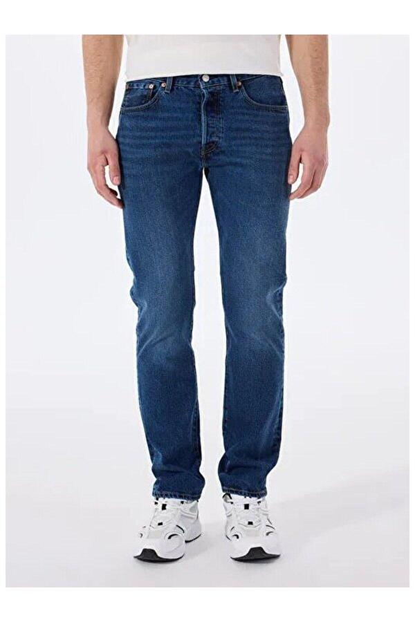 Levi's Erkek 501® Original Mavi Kot Pantolon - A7735-0023 - Image 1