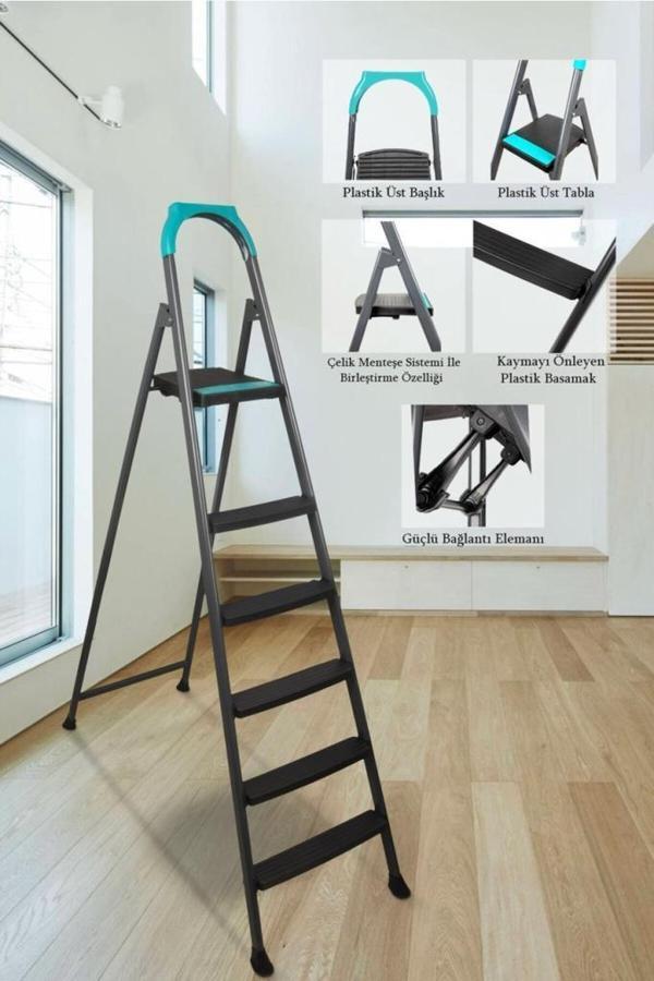 Doğrular 51305 Riser 5+1 Plastik Basamaklı Merdiven - Image 1