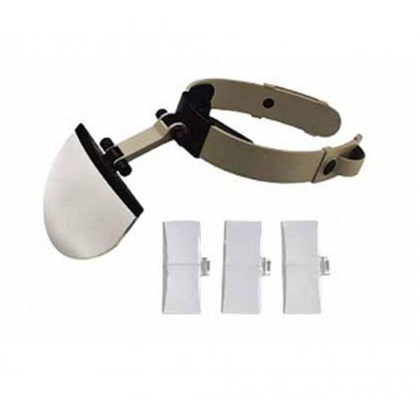 Şapka Tip Kask Büyüteç 4 Farklı Büyütme Lensli Büyüteç - Image 1