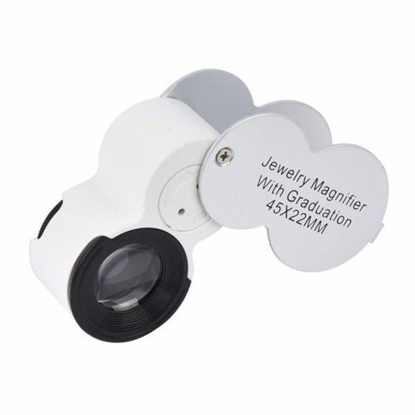 45X22 Ledli Para Algılama Ve Mezuniyet Takı Değerleme Büyüteç - Image 1