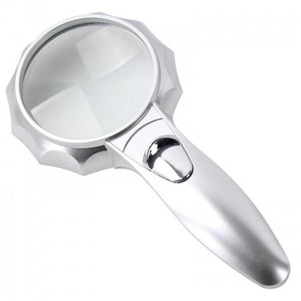 4X 6 Led Işık Aydınlatma 75Mm Optik Lens El Büyüteç - Image 1