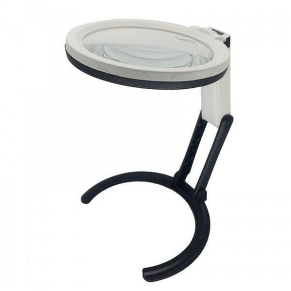 2X5X120Mm   10 Ledli  Masaüstü Büyüteç - Image 1