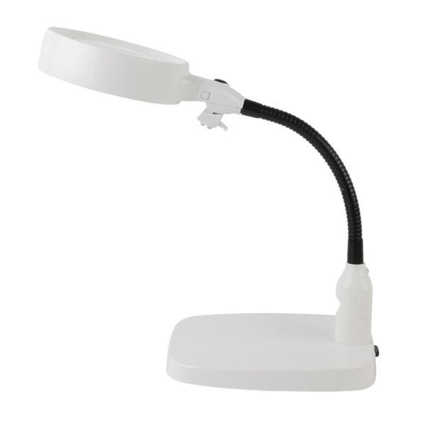 Masaüstü 10X Led Işıklı Büyüteç Okuma El Sanatları Onarım Büyüteç 7765 - Image 1