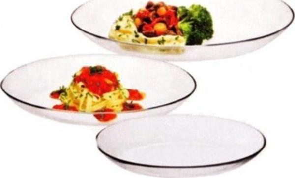 Paşabahçe 3 Lü Cam Kayık Tabak - Kayık Tabağı Invitation - Image 1