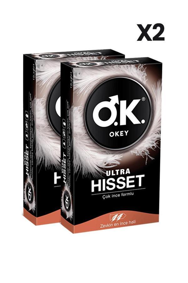 Okey Ultra Hisset Prezervatif 10'lu x2 Adet - Image 1