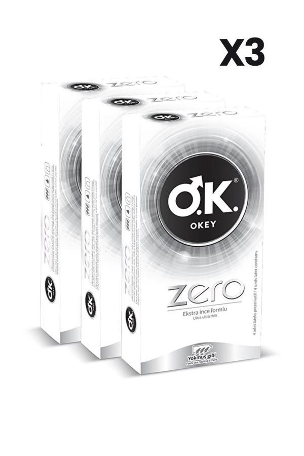 Okey Zero Prezervatif 10lu x3 Adet - Image 1