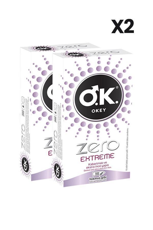 Okey Zero Extreme Prezervatif 10'lu x2 Adet - Image 1