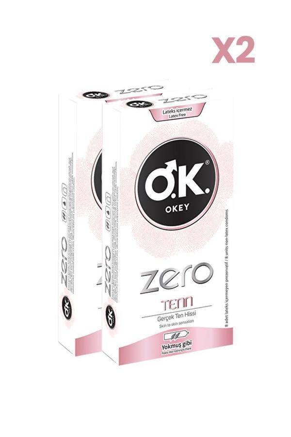 Okey Zero Tenn Prezervatif 8'li x2 Adet - Image 1