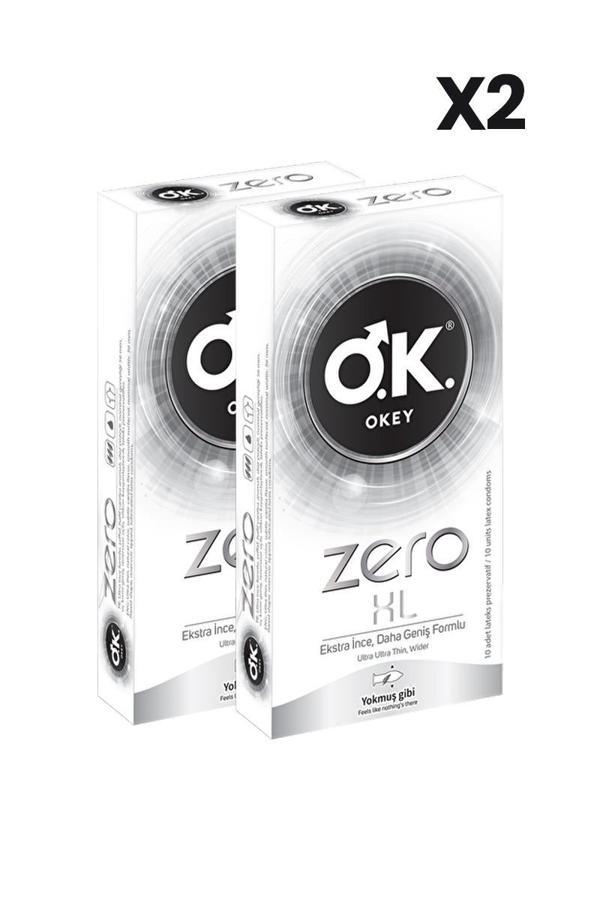 Okey Zero XL Prezervatif 10'lu x2 Adet - Image 1