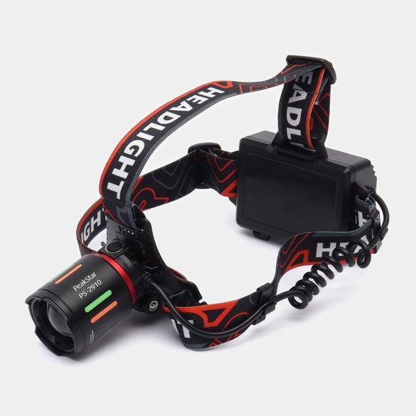 Şarjlı Profesyonel Zoomlu Kamp Avcı Balıkçı Kafa Lambası Feneri PS-2910 - Image 1