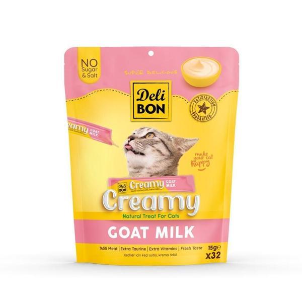 Delibon Creamy Ödül Maması Keçi Sütlü 15gr 32li Paket - Image 1