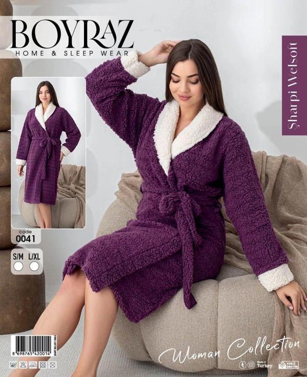 Boyraz 0041 Kadın Sharpi Welsolf Sabahlık - Image 1