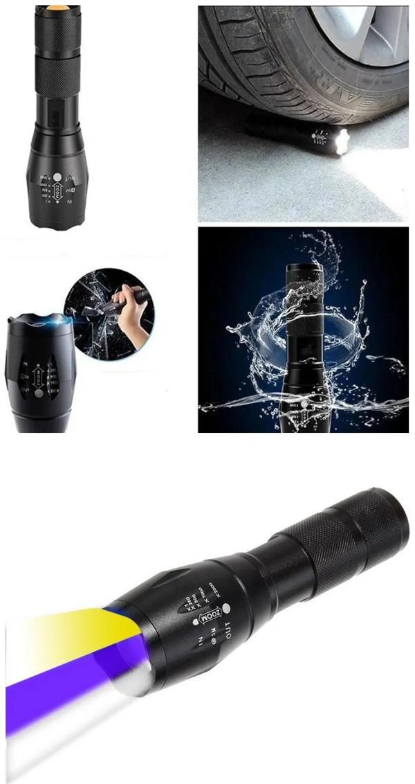 El Feneri Beyaz Sarı Ve Mor Renk Aydınlatma Q5 Led - Image 1