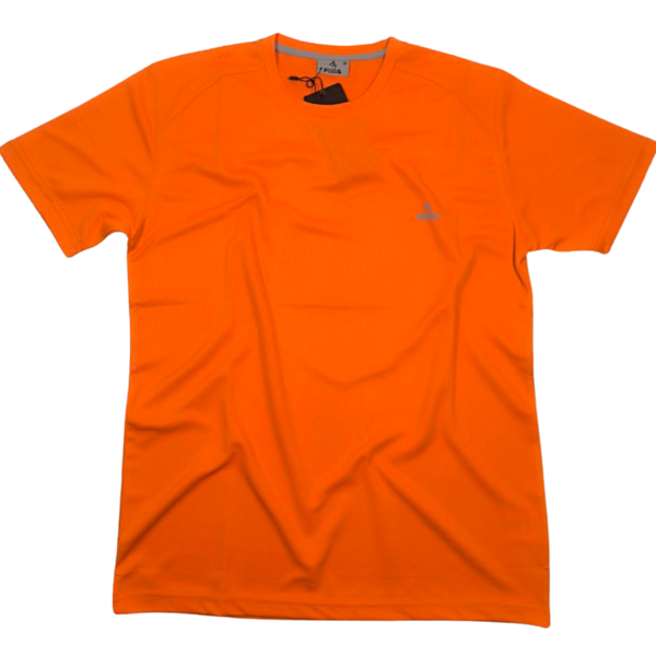 Fuba Erkek Sıfır Yaka Tişört Turuncu - Image 1