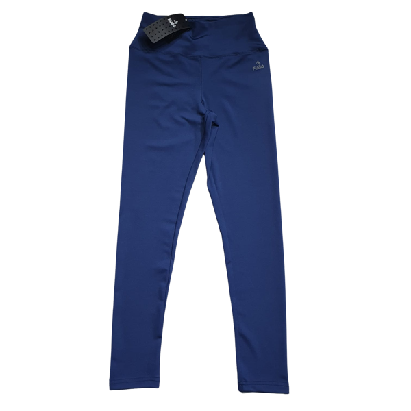 Fuba Kadın Yüksek Bel Lacivert Tayt - Image 1