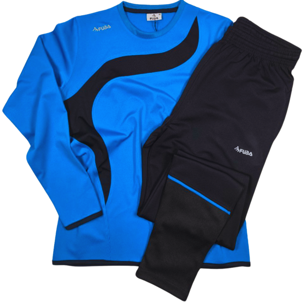 Fuba Sax Mavi Dalgıç Kumaş Ant Eşofman Takımı - Image 1