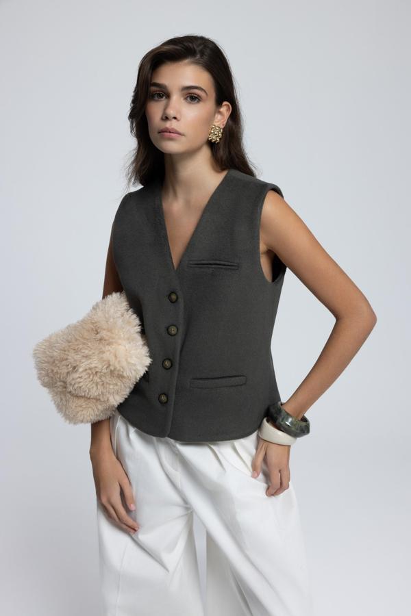 Pace Petrol Mavisi Kısa Yelek - Image 1