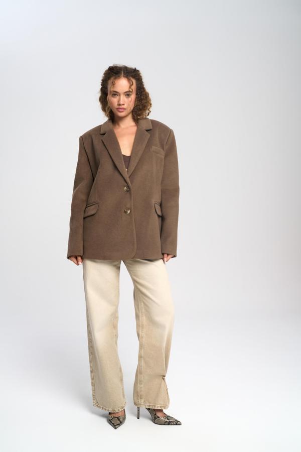 Howell Açık Kahve Blazer Ceket - Image 1