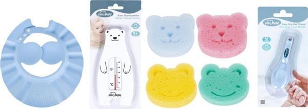 Sevi Bebe Bebek Banyo Seti ( Banyo Şapkası + Banyo Derecesi + Banyo Süngeri + Kavramalı Makas )  - Image 1