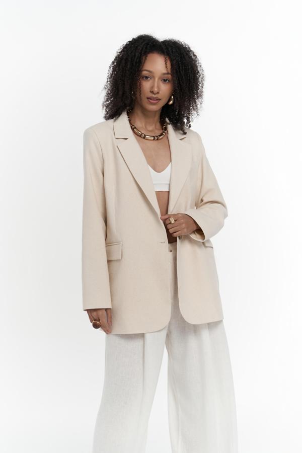 Juba Bej Basic Blazer - Image 1