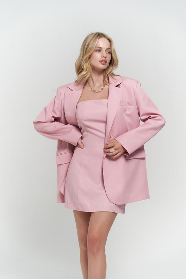 Clara Pembe Blazer - Image 1