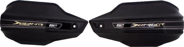 GP Kompozit Bajaj Dominar 250 / 400 2017-2023 Uyumlu Plastik Elcik Koruma Siyah - Image 1
