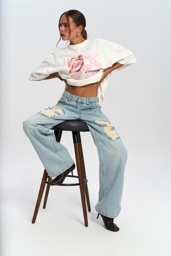 Fida Mavi Jean Pantolon - Image 1