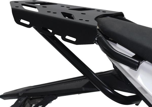 GP Kompozit CF Moto 400 NK 2017-2020 Uyumlu Arka Çanta Demiri Siyah - Image 1