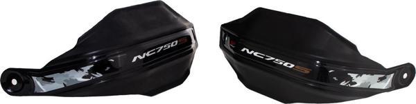 GP Kompozit Honda NC 750 S 2012-2023 Uyumlu Plastik Elcik Koruma Siyah - Image 1