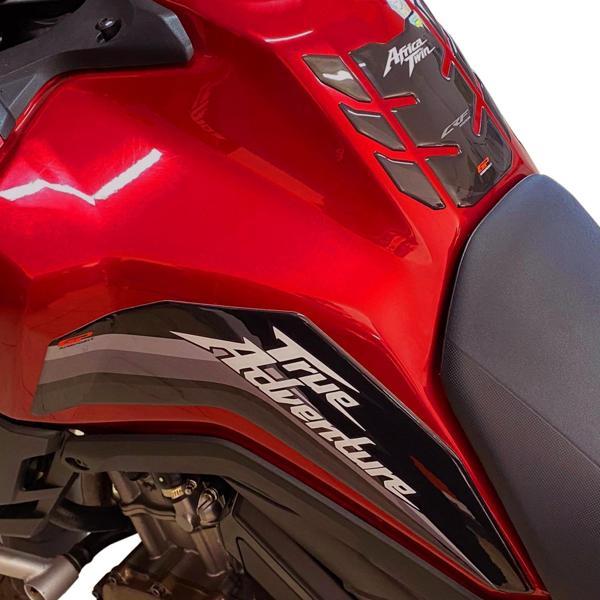 GP Kompozit Honda Africa Twin CRF1000L Adventure 2016-2019 Uyumlu Tank Pad Seti Siyah - Image 1