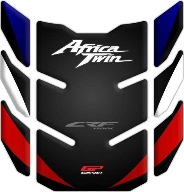 GP Kompozit Honda Africa Twin CRF1100L L1 2020-2023 Uyumlu Tank Pad Seti Beyaz - Image 1