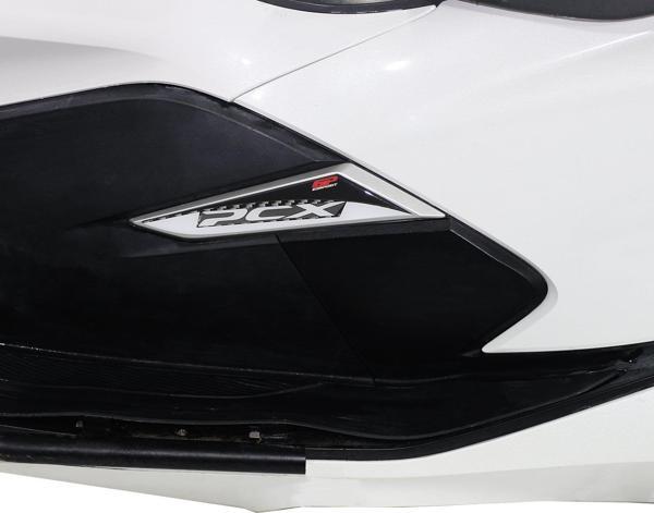 GP Kompozit Honda PCX 125 / 150 2018-2020 Uyumlu Ayak Yan Pad Siyah - Image 1