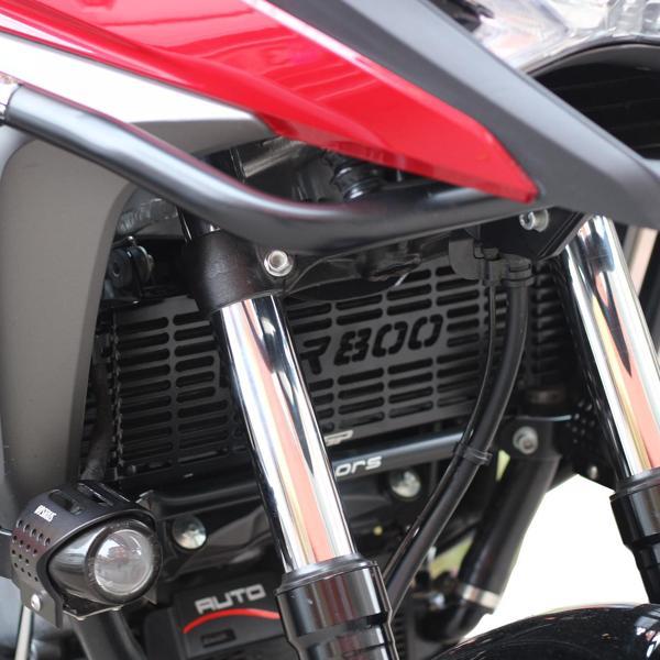 GP Kompozit Honda VFR800 2015-2023 Uyumlu Radyatör Koruma Siyah - Image 1