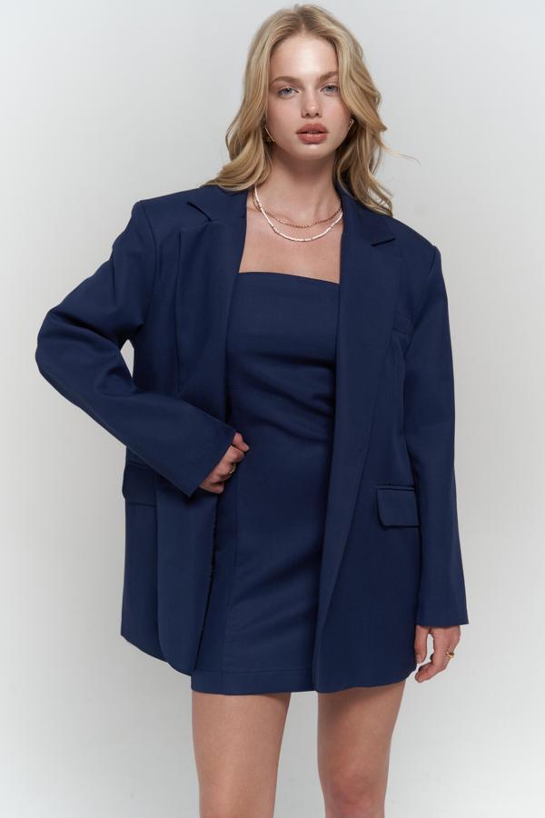 Clara Lacivert Blazer - Image 1