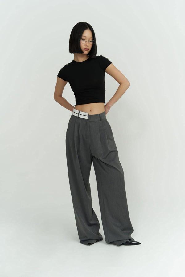 Prato Füme Palazzo Pantolon - Image 1