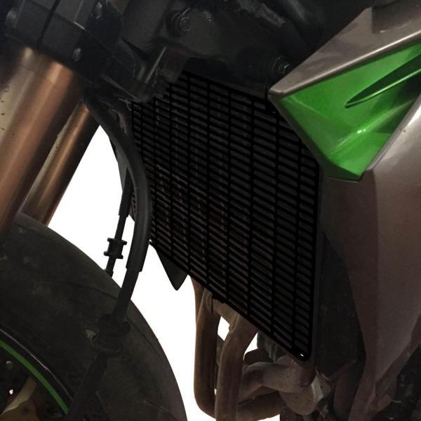 GP Kompozit Kawasaki Z 1000 2013-2018 Uyumlu Radyatör Koruma Siyah - Image 1