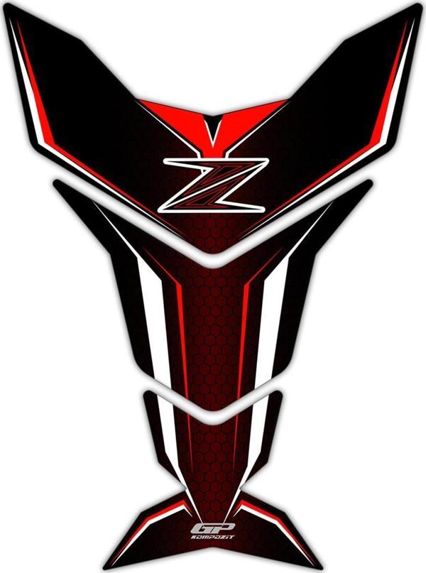 GP Kompozit Kawasaki Z Serisi 2007-2023 Uyumlu Tank Pad Bordo - Image 1