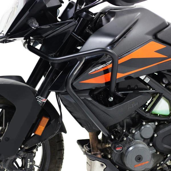 GP Kompozit KTM 250 / 390 Adventure 2020-2023 Uyumlu Koruma Demiri Siyah - Image 1