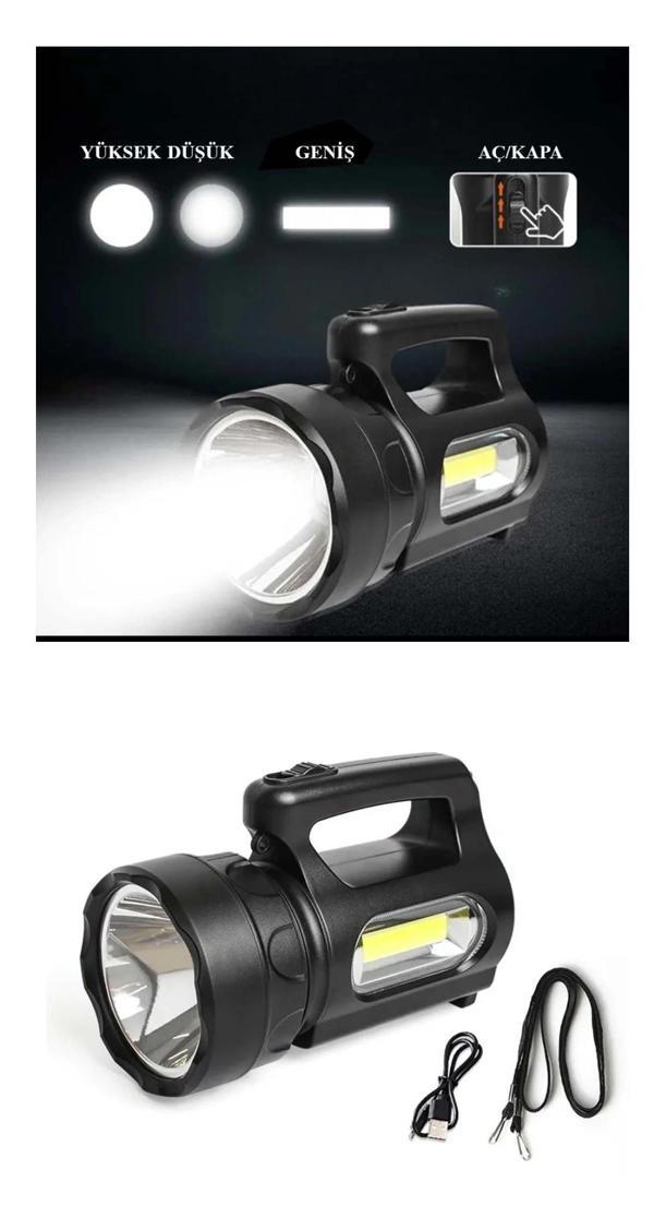 Profesyonel Ultra Güçlü Led El Feneri - Yüksek Performanslı 900 Lümen Aydınlatma - Image 1