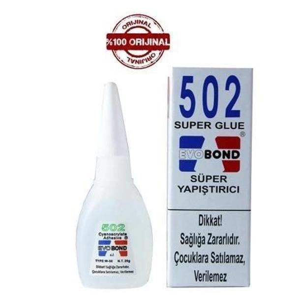 Evo Bond 502 Glue Süper Yapıştırıcı 20 gr - Image 1
