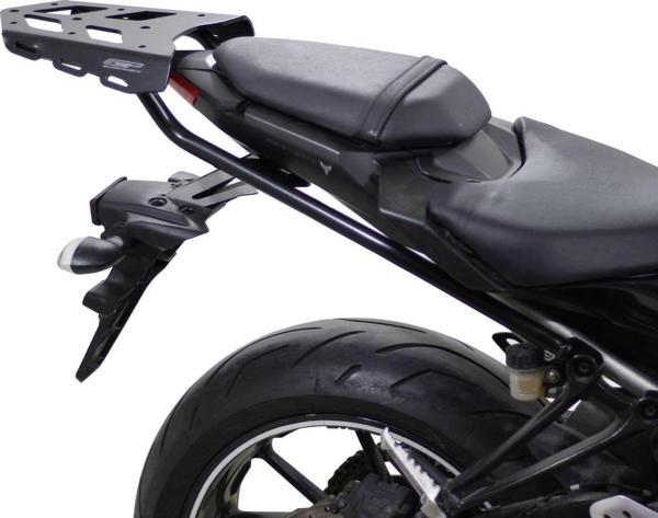GP Kompozit Yamaha MT-07 2014-2017 Uyumlu Arka Çanta Demiri Siyah - Image 1